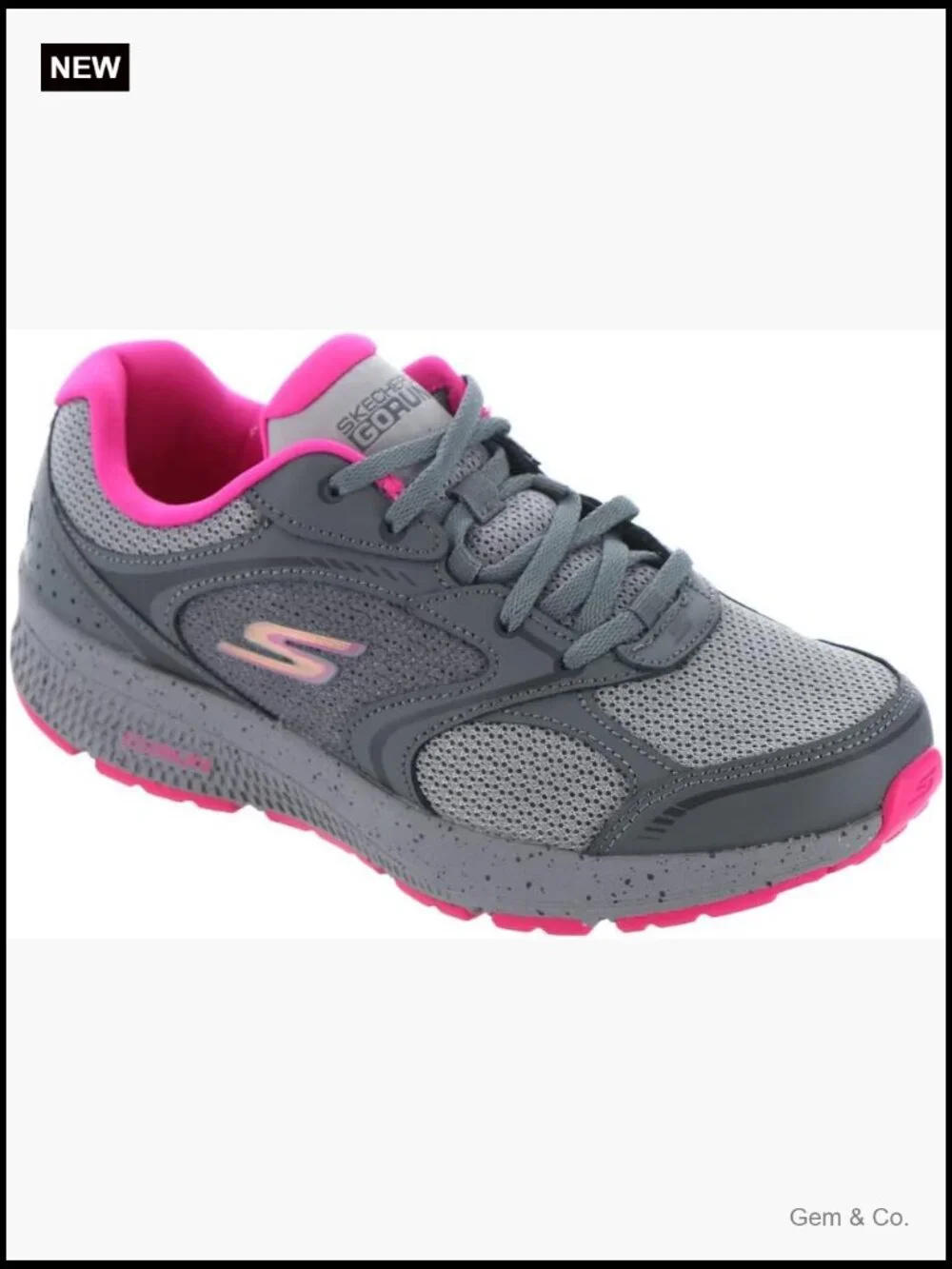 Women's Road Running Sneakers - Lightweight Breathable Lace-Up